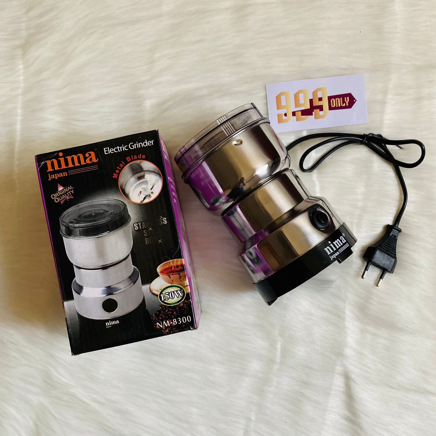 Heavy Duty Electric Stainless Steel Coffee Spice Grinder