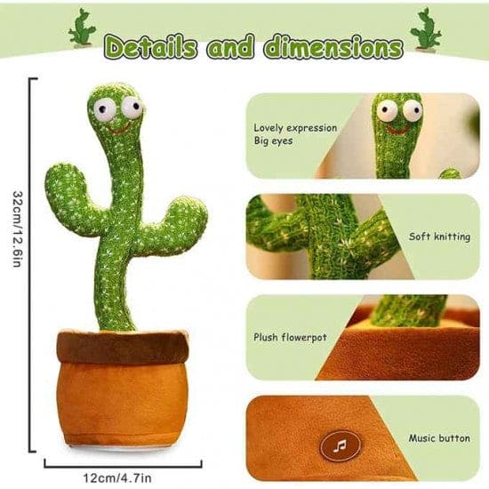 Dancing Cactus Toy Rechargeable