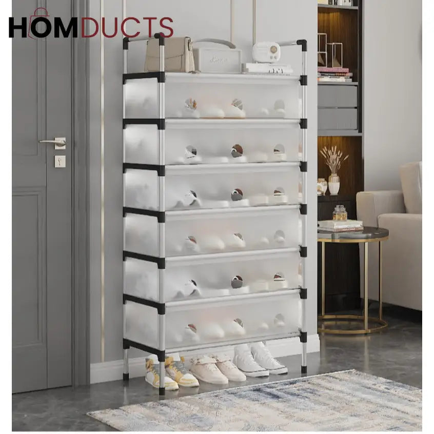 Dustproof Multilayer Shoe Rack