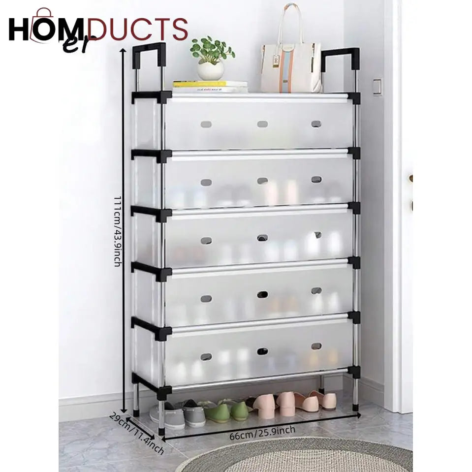 Dustproof Multilayer Shoe Rack