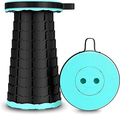 Outdoor Telescopic Stool Retractable Chair Seat Portable Fishing Stool Folding Adjustable Stool Camping Picnic Retractable Seat Folding Adjustable